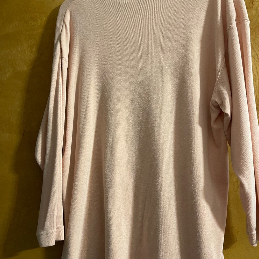 Size XS Long Sleeve Peach Top /turtleneck. - Picture 3 of 5